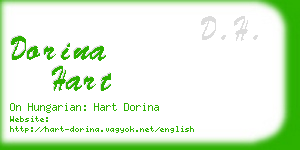 dorina hart business card